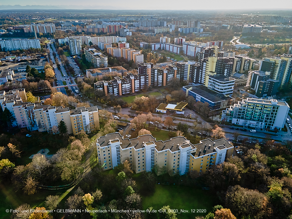 12.11./09.11.2020 - Marx-Zentrum und Umgebung am Karl-Marx-Ring in Neuperlach
